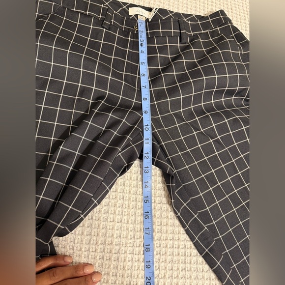 NWT Lady Hagen Black Checkered Pants Size 10 - Picture 7 of 11